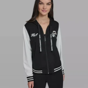 Women's Karl and Choupette Zip Hooded Jacket