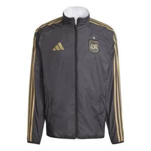 Men's Black/White LAFC 2025 Anthem Reversible Full-Zip Jacket