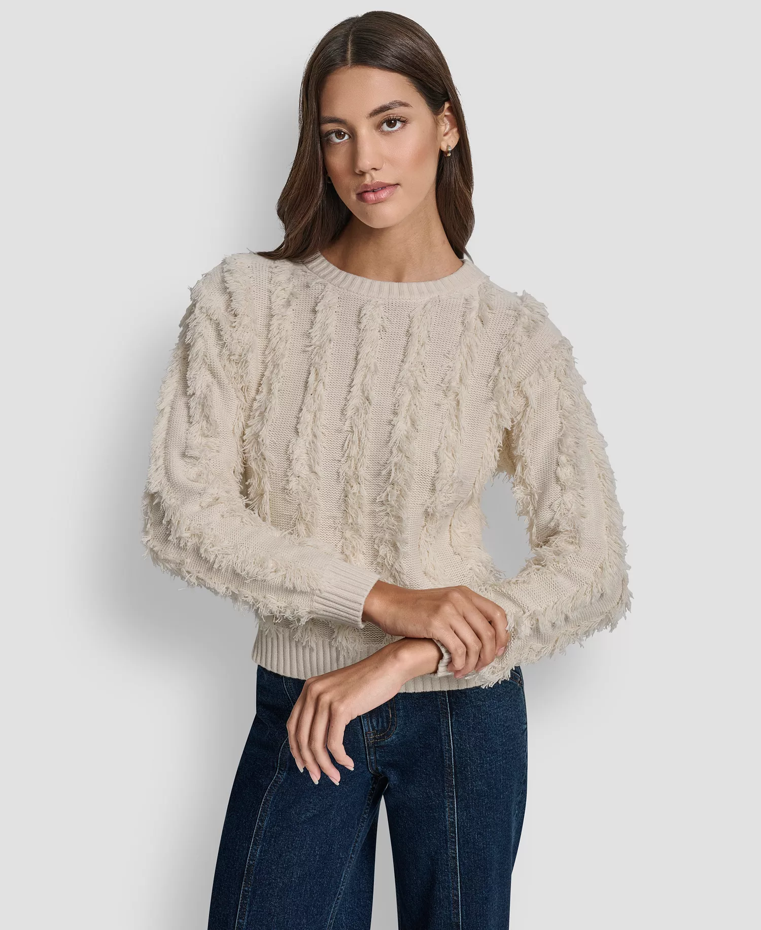 mni-06d032b7d9eea2973ab3f3b4682e2e81 Women's Long Sleeves Sweater — изображение 3