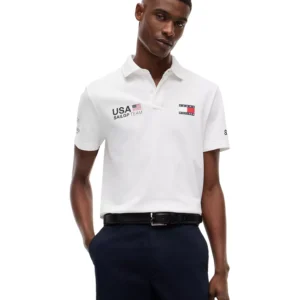 x U.S. SailGP Men's Short-Sleeve Polo Shirt