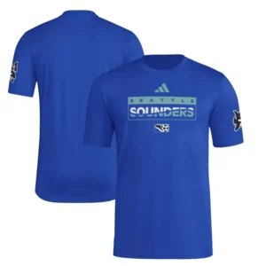 Men's Blue Seattle Sounders FC 2025 Archive Collection Jersey Hook T-Shirt