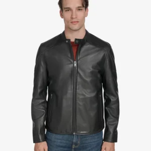 Men's Maitlin Leather Moto Jacket