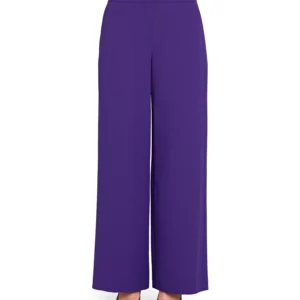 Petite Clean-Waist Wide-Leg Pants