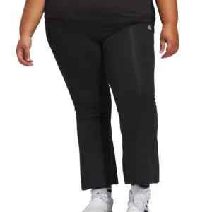 Plus Size Small Logo Flare Pants
