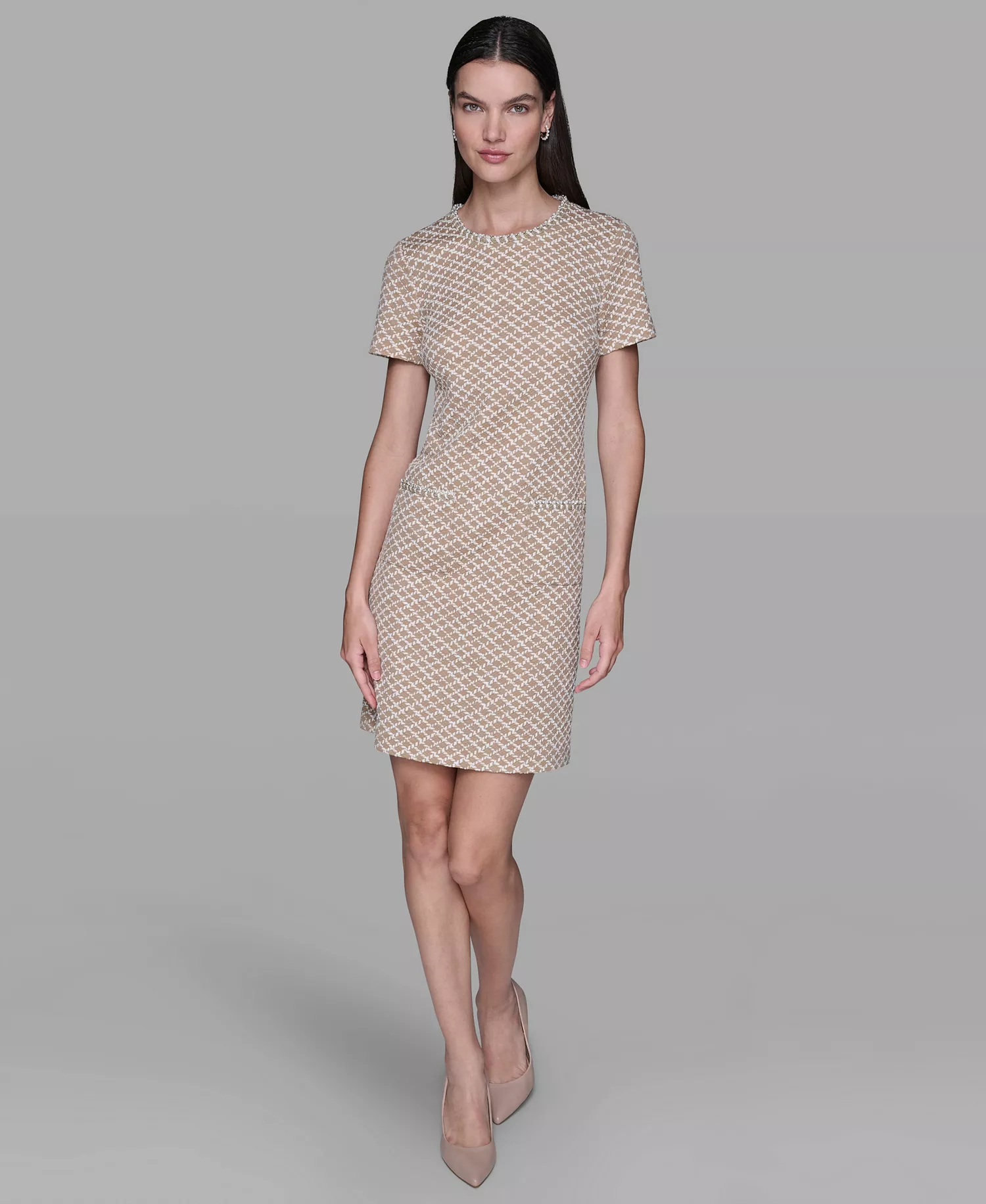 mni-098331524f0858754a6f9c92b474760a Women's Crew Neck Dress