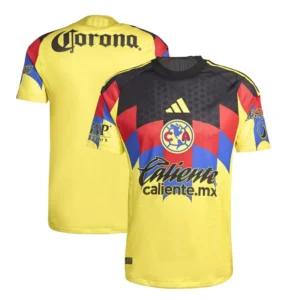 Men's Yellow Club America 2025/26 Home Authentic Jersey