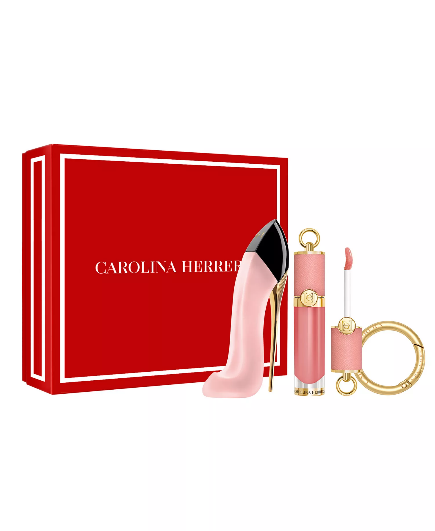 mni-0a8536a6d6d59339cf5f89d0df18e620 3-Pc. Good Girl Blush Hair Mist, Good Girl Lip Gloss and Bangle Set