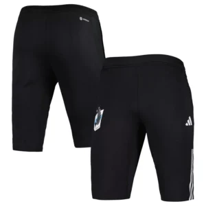 Men's Black Minnesota United FC 2023 On-Field Training AEROREADY Half Pants