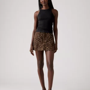 Premium Women's Icon Mid-Rise Denim Skirt