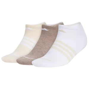 Women's Athletic Cushioned Stripe Socks, 3-Pack