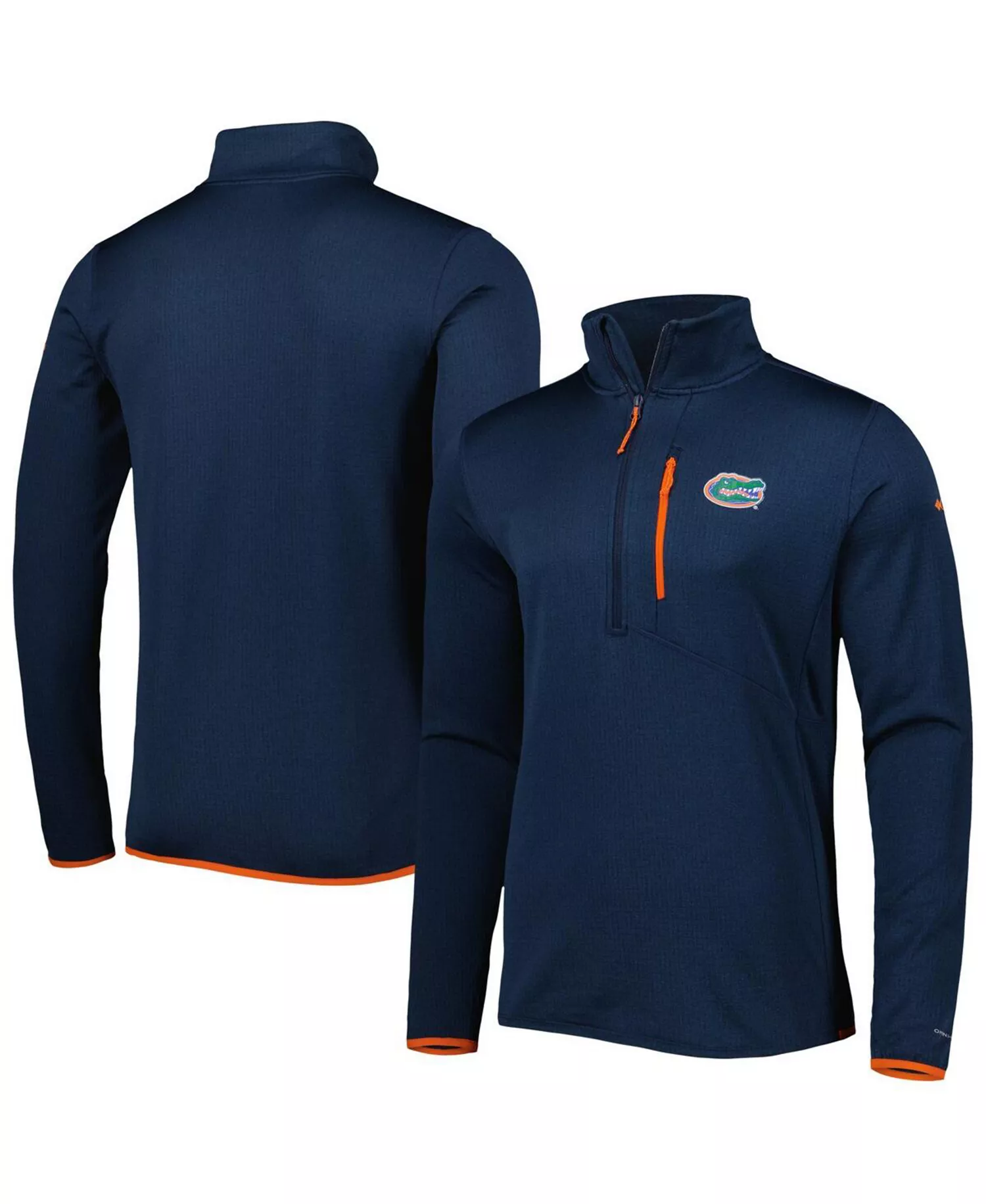 mni-0d5ef45715606042b995a6dbae167228 Men's Navy Florida Gators Park View Omni-Wick Half-Zip Top