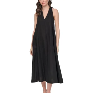 Women's V-Neck Racerback Swing Dress
