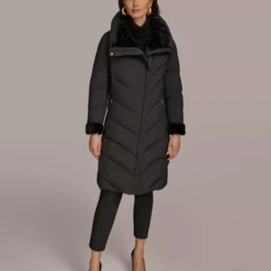 Women's Stretch Zip Closure Coat