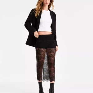 Women's Sheer Lace Midi Skirt, Macy's Exclusive