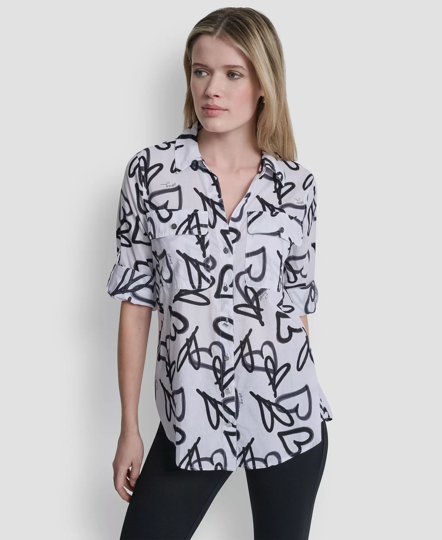 mni-0fefd25476ce01803d44614ddb4239c8 Women's Printed Long-Sleeve Shirt — изображение 3