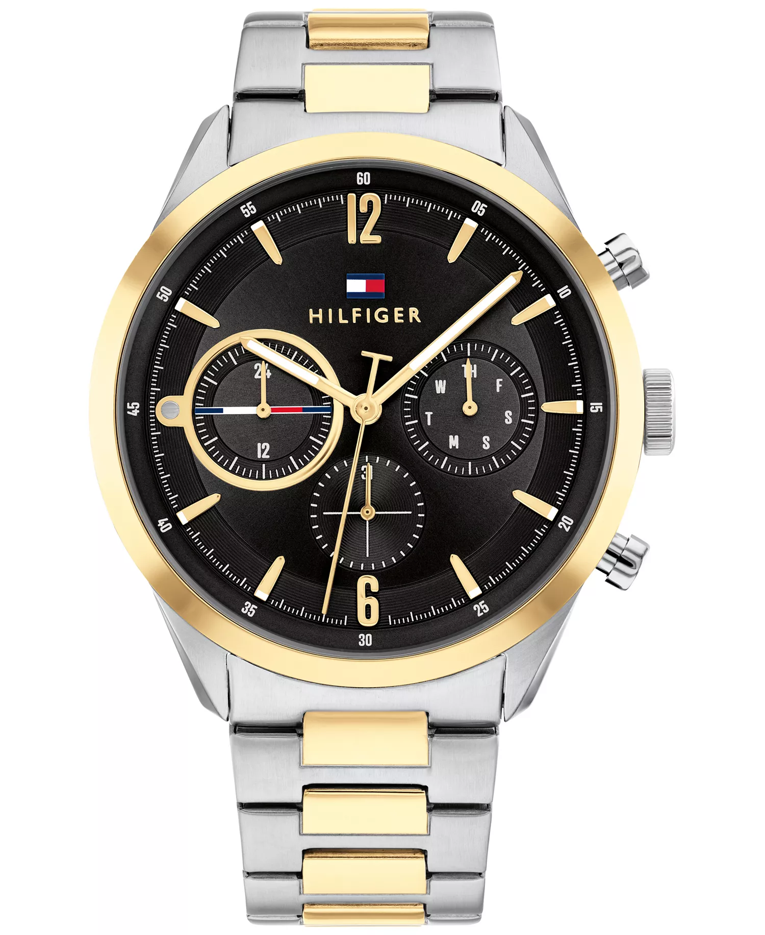 mni-0ffc8473d9b7c50622e014a012af30ea Men's Two-Tone Stainless Steel Bracelet Watch 44mm