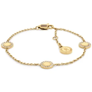 Stationed Crystal Pendant Bracelet