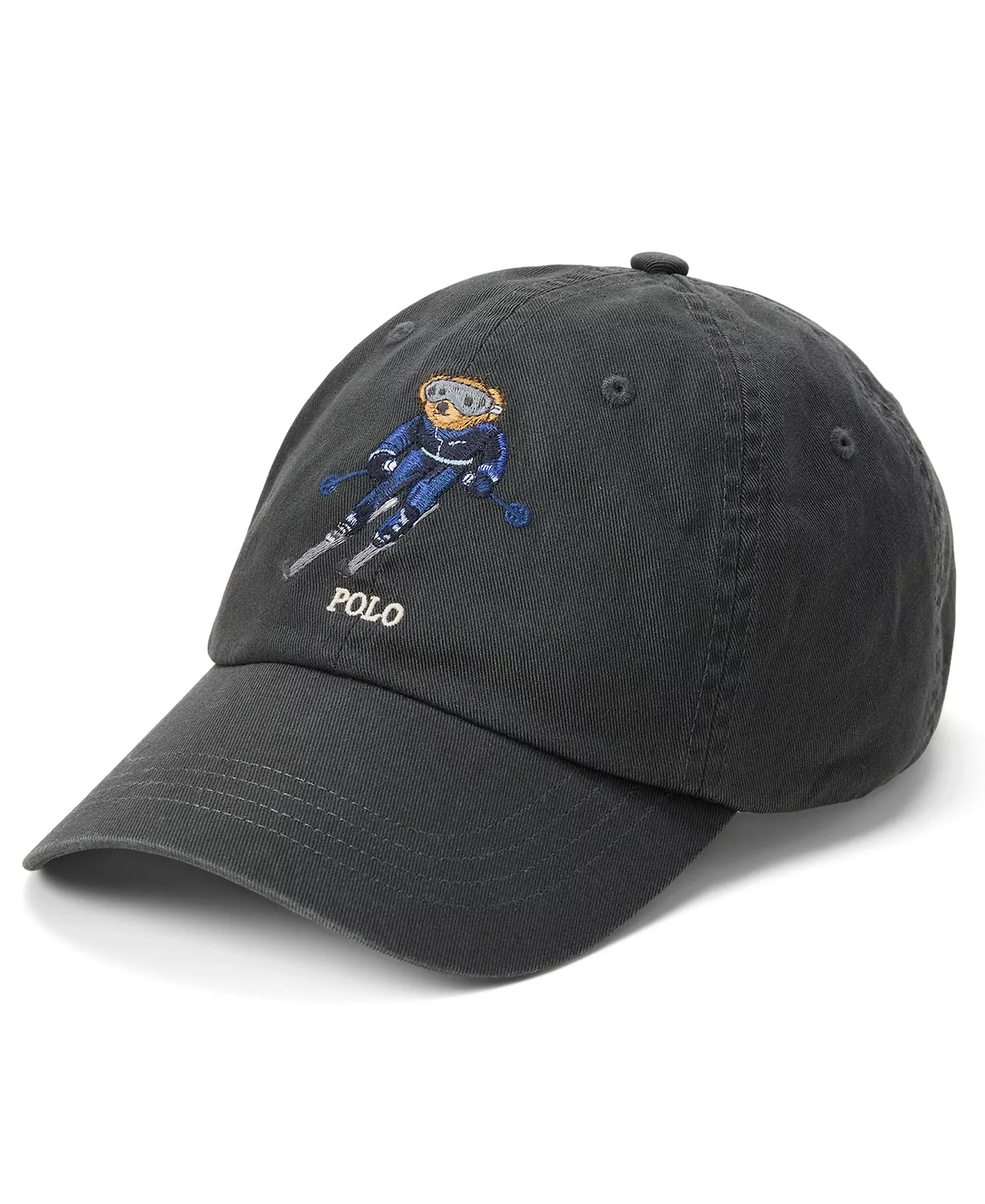 mni-10609cc98d89bb8627c1faa77c85e663 Men's Bear Graphic Twill Ball Cap