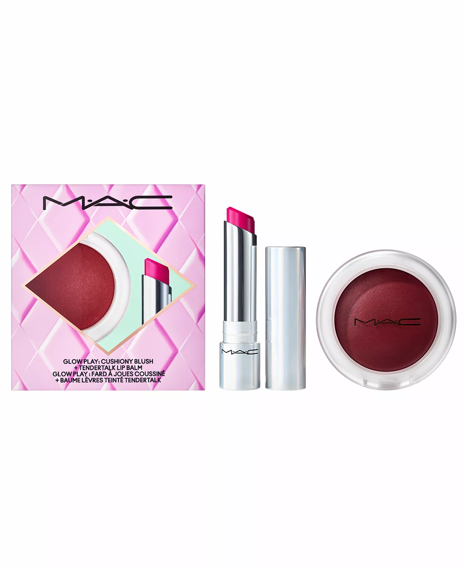 mni-10634f41e3f9f9230663b01dcf181080 2-Pc. No Work All Glow Play Blush + Lip Balm Gift Set — изображение 3