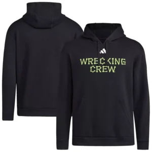 Men's Black Texas A M Aggies Glow Halloween Wrecking Crew Pullover Hoodie