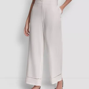 Women's High-Rise Pull-On Wide-Leg Pants