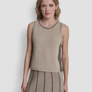 Women's Crewneck Sleeveless Sweater