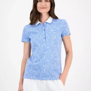 Nautica Women's Garden Paisley Polo Shirt