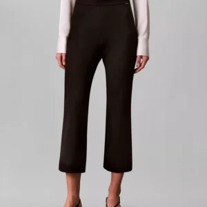 Women's Ponte Crop Flared Pants
