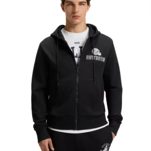 BOSS x DALLAS COWBOYS Regular Fit Zip-Up Hoodie