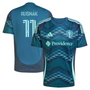 Men's Albert Rusnak Blue Seattle Sounders FC 2025 The Salish Sea Kit Replica Player Jersey