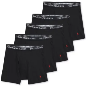 Men's 5-Pack Classic Cotton Boxer Briefs