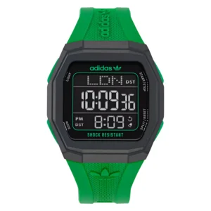 Unisex Analog Green Resin Watch, 48mm