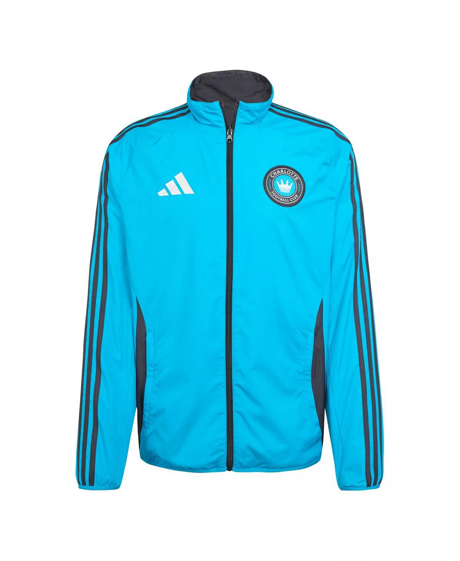 mni-15bbb644034e5a57da641768d98df7dc Men's Blue/Black Charlotte FC 2025 Anthem Reversible Full-Zip Jacket