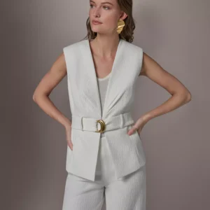 Women's Belted Vest