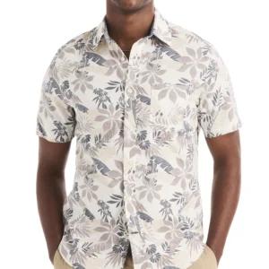 Men's Printed Short-Sleeve Shirt