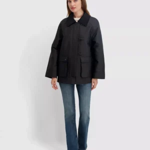 Women's Collared Canvas Barn Jacket