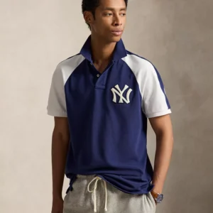 Men's Raglan Short-Sleeve Polo Shirt