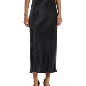 BOSS by Women's Regular-Fit Maxi Satin Skirt