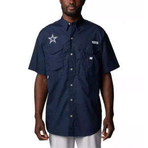 Men's Navy Dallas Cowboys Bonehead Team Button-Up Shirt