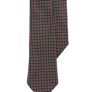 Men's Vintage-Inspired Neat Silk Tie
