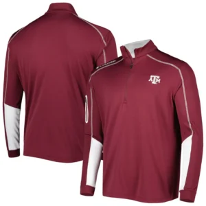 Men's Maroon Texas A&M Aggies Shotgun 2.0 Omni-Wick Quarter-Zip Jacket