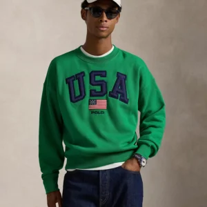 Men's Vintage Fit Flag Fleece Sweatshirt