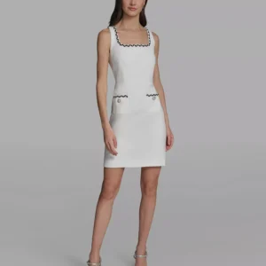 Women's Scoop Neck Shift Dress