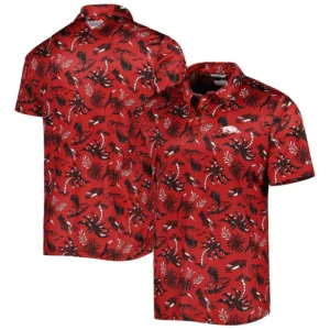 Men's Cardinal Arkansas Razorbacks Super Terminal Tackle Omni-Shade Polo Shirt