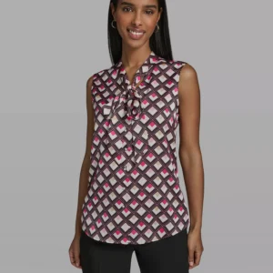 Women's V-Neck Woven Blouse