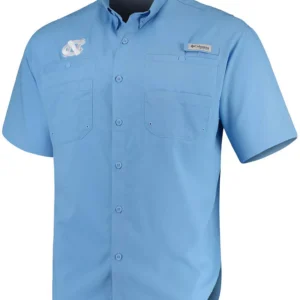 Men's Light Blue North Carolina Tar Heels Tamiami Shirt