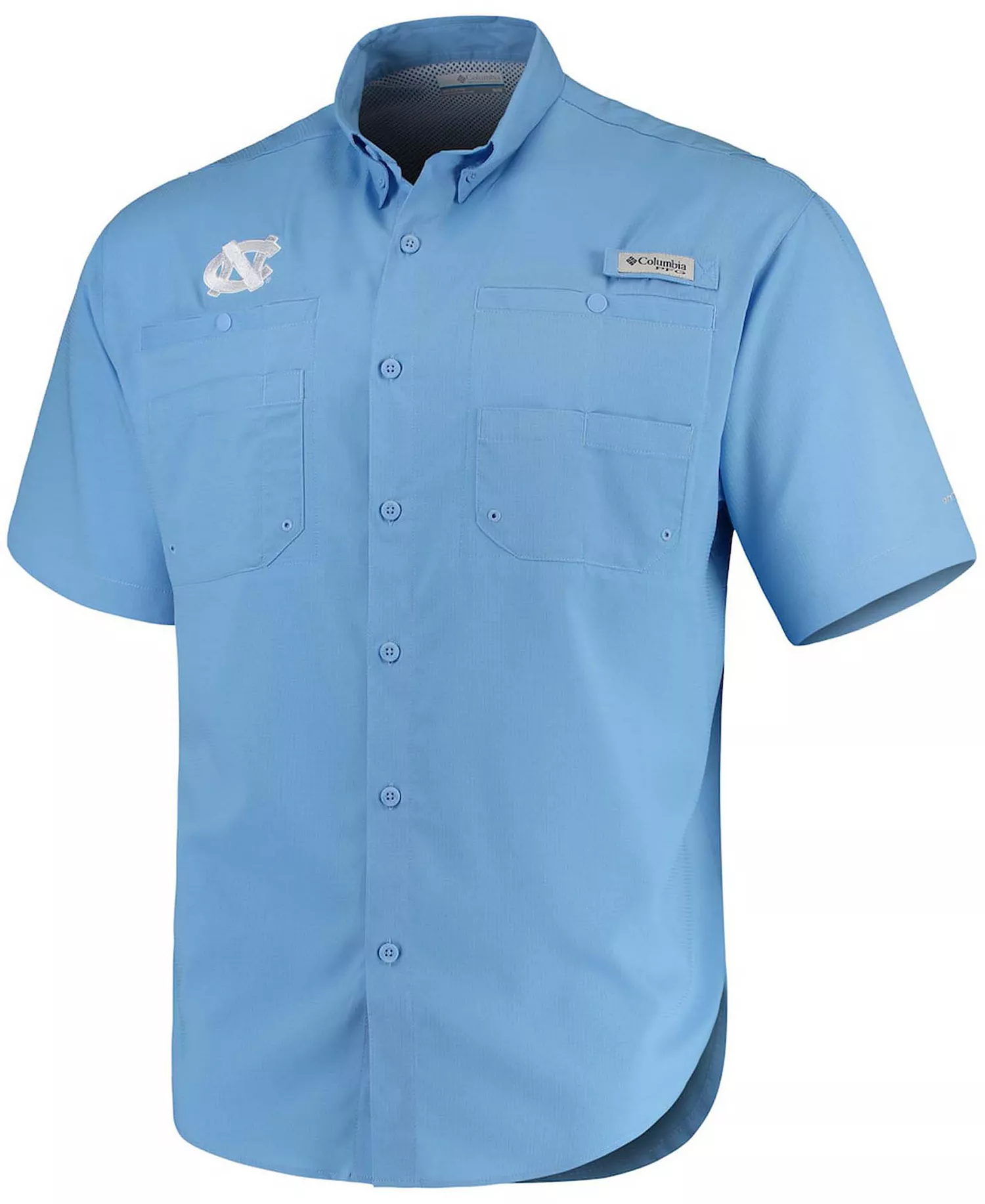 mni-1fe849e853625381ef4e741278bcacc8 Men's Light Blue North Carolina Tar Heels Tamiami Shirt