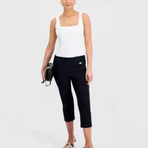 Petite Tummy-Control Pull-On Capri Pants, Created for Macy's