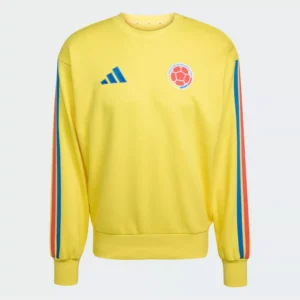 Men's Yellow Colombia National Team FIFA x World Cup Alphaskin Crewneck Sweatshirt