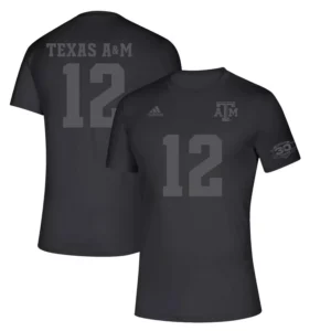Men's and Women's Black Texas A M Aggies Soccer 30th Anniversary T-shirt